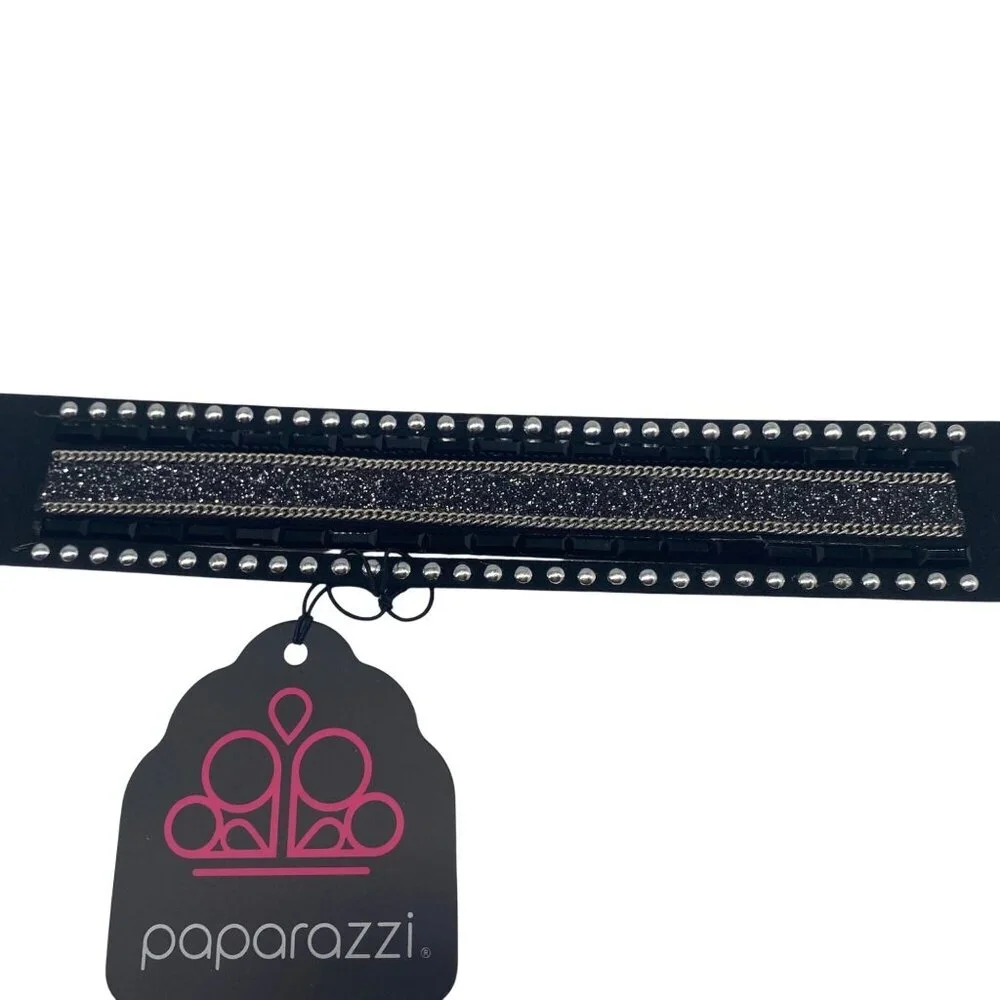 Paparazzi Jewelry Seize The Sass Black Bracelet Adjustable Snap Closure Women‎ - Picture 5 of 8